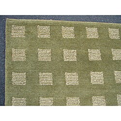 Indo Tibetan Gold/ Gray Runner Rug (2'2 x 8')