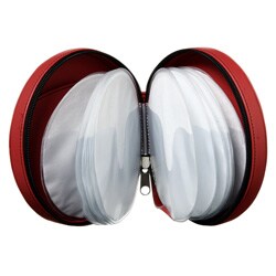 Royce Leather Circular Media Carrier
