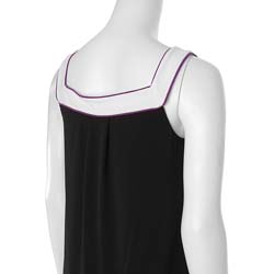 Sangria Women's Embellished Neck Fashion Dress
