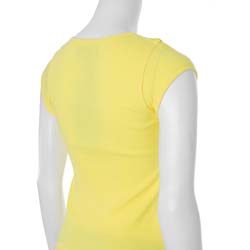 Everyday Women's Ribbed Cap Sleeve Shirt