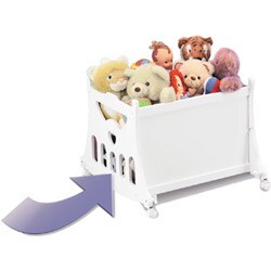 Portable 2-in-1 Pink Waffle Baby Bassinet