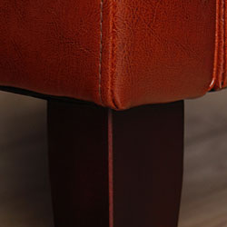 Cosmopolitan Cognac Leather Arm Chair