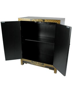 Wood Black Lacquer Cabinet (China)