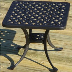 Nassau 4-piece Conversational Group Black Bench