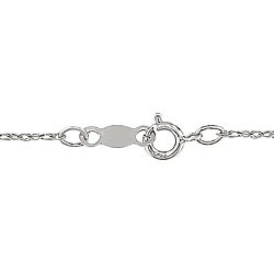10k White Gold 1/4ct TDW Black and White Diamond Necklace (I-J, I2-I3)
