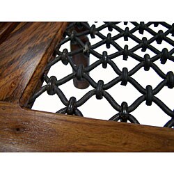 Rustic Rosewood End Table (India)