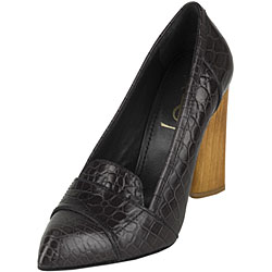 Yves Saint Laurent 'The Loafer' Charcoal Women's Shoes