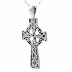 Sterling Silver Celtic Cross Necklace
