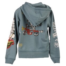 Ed Hardy Boy's Motorcycle Pirate Hoody