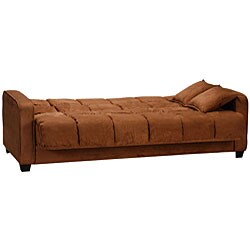 Cara Dark Brown Futon Sofa Bed