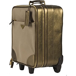 Prada Small Leather Trim Canvas Trolley Suitcase - 11437899 ...  