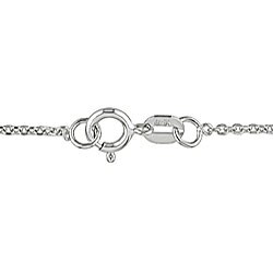 18k White Gold 1/6ct TDW Diamond Heart Necklace