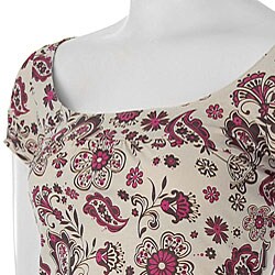 Energie Junior Scoop Neck Cap Sleeve Top