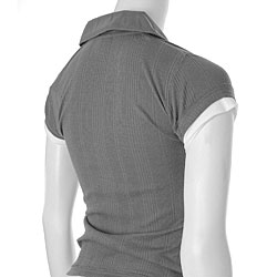 Energie Junior's Ribbed Polo Collar Top