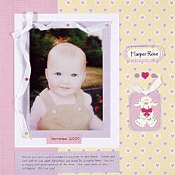 Girl Finished In A Flash 12x12-inch Scrapbooking Set