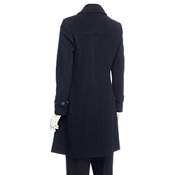 DKNY Women's Double-breasted Wool Coat