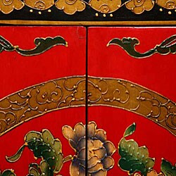 Hand-painted Tibetan Storage Cabinet