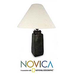 Ceramic 'Obelisk Light' Lamp (Mexico)