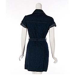 JFW Junior's Denim Wrap Dress