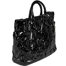 prada black patent leather small bag