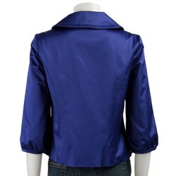 Live A Little Women's 2-button Cropped Jacket