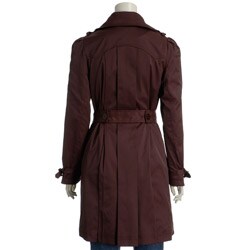 DKNY Double-breasted Fashion Rain/ Trench Coat