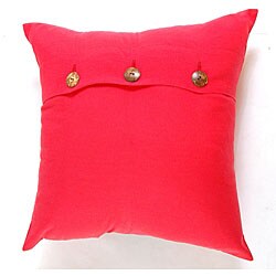 Decorative Red and Black Cushion Cover