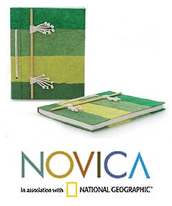 Pair of 'Treasured Words in Green' Journals (Thailand)