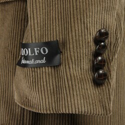Adolfo Men's Tan Corduroy Blazer