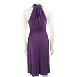 Evan Picone Women's Purple Marilyn Dress