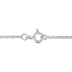 Sterling Silver Oval Amethyst Necklace