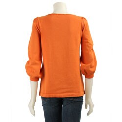 Hanna & Gracie Women's Peek-a-Boo Sweater