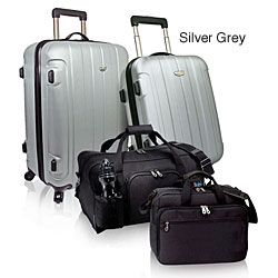 Rome 4-piece Hardside Rolling Luggage Set