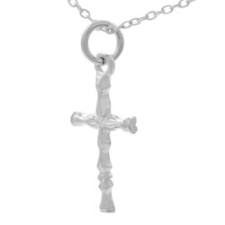 Sterling Silver Religious Cross Necklace
