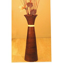 Plantation Floor Vase with Lilies, Lotus and Wispies