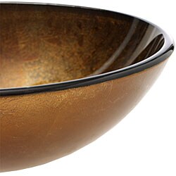 Vigo Atlantis Tempered Glass Vessel Sink