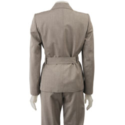 Tahari ASL Women's Belted Safari Pant Suit