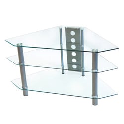 Bermuda 44-inch Glass Corner TV Stand