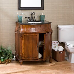 Ashvile Rich Walnut Bathroom Vanity