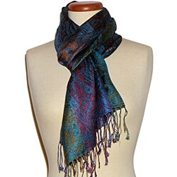 Hand-woven Silk Scarf (India)