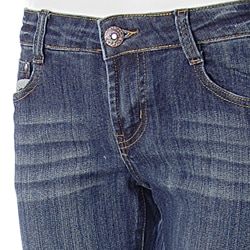 Smash Junior's Vintage Distressed Flair Jeans