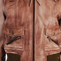 Black Rivet Women's Leather Motorcycle Jacket