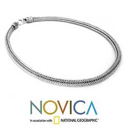 Sterling Silver 'Illusion' Necklace (Thailand)
