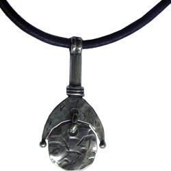 Sterling Silver Eclipse Necklace (Israel)