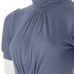 Belle de Jour Junior's Short-sleeve Pleated Top