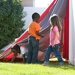 Fence Fort Portable Backyard Child Fort