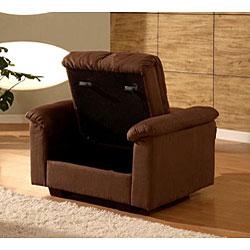 Multifunctional Microsuede Sofa Bed and Chair Set