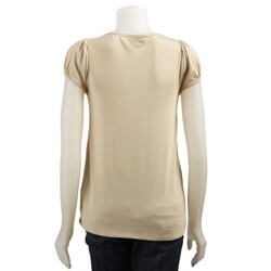 FINAL SALE August Silk Women's Cap-sleeve Shirt