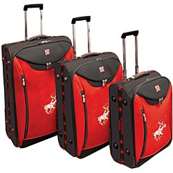 Polo Luggage  on Beverly Hills Polo Club 3 Piece Expandable Luggage Set   Overstock Com