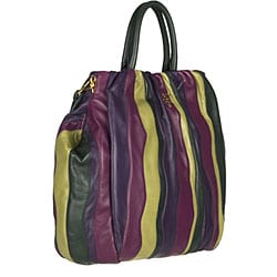 Prada Multicolor Striped Nappa Leather Bag - 11584913 - Overstock ...  